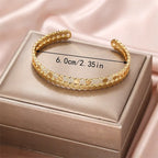 Titanium Steel Plated Bangle
