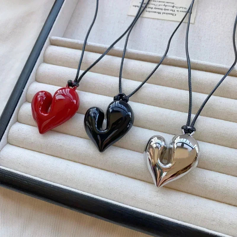 Heart 85CM Adjustable Pendant Necklace