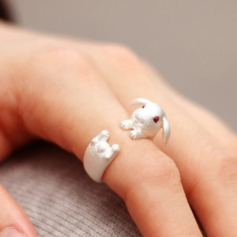 Charm Rabbit Animal Ring