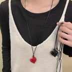Heart 85CM Adjustable Pendant Necklace