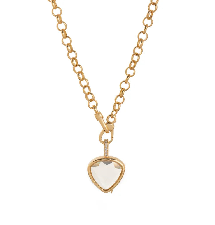 Open Ring Pendant Necklace