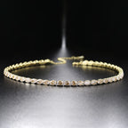Dainty Oval Crystal Necklace