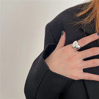 Silver Creative Love Ring