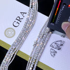 Moissanite Tennis Sterling Bracelet