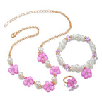 Flower Beads Jewelry Set