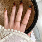 Silver Plated Hexagonal Ring