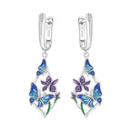Sterling Silver Blue Earrings