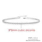 Dainty Oval Crystal Necklace