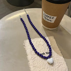 Colorful Beads Resin Pendant Necklace