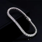 Moissanite Tennis Sterling Bracelet