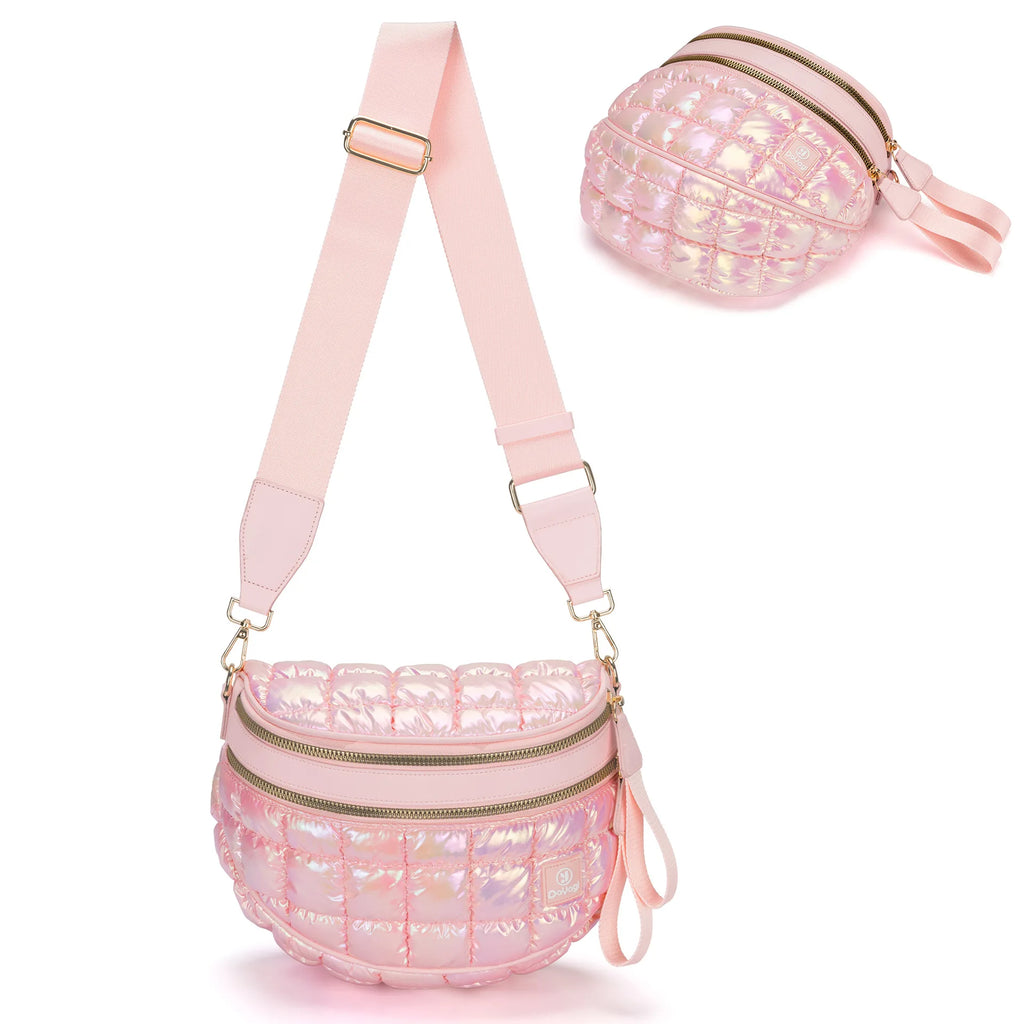 Jacquard Nylon Shell Bag