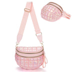 Jacquard Nylon Shell Bag