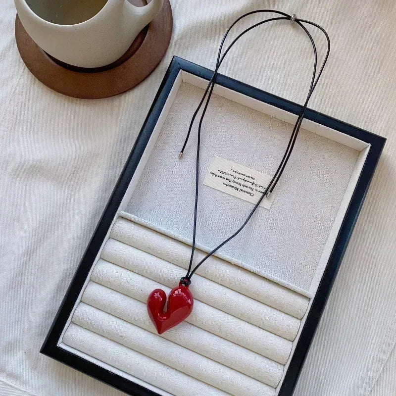 Heart 85CM Adjustable Pendant Necklace