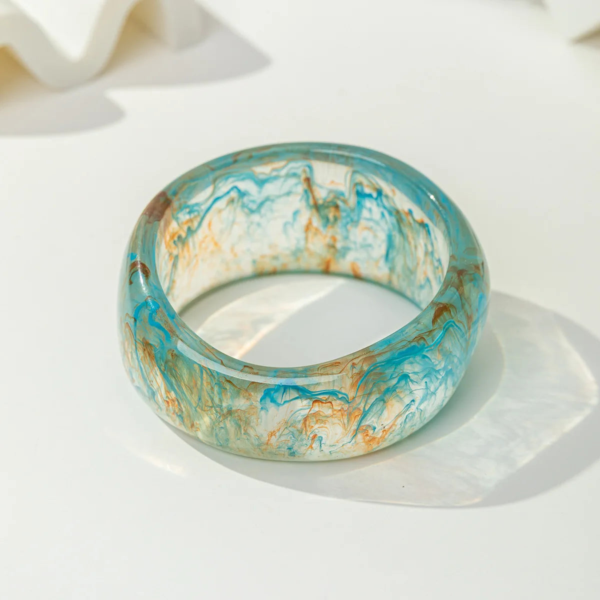 Blue Textured Bracelet