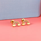 Acrylic Heart Animal Earrings