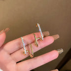 Double Row Korean Earrings