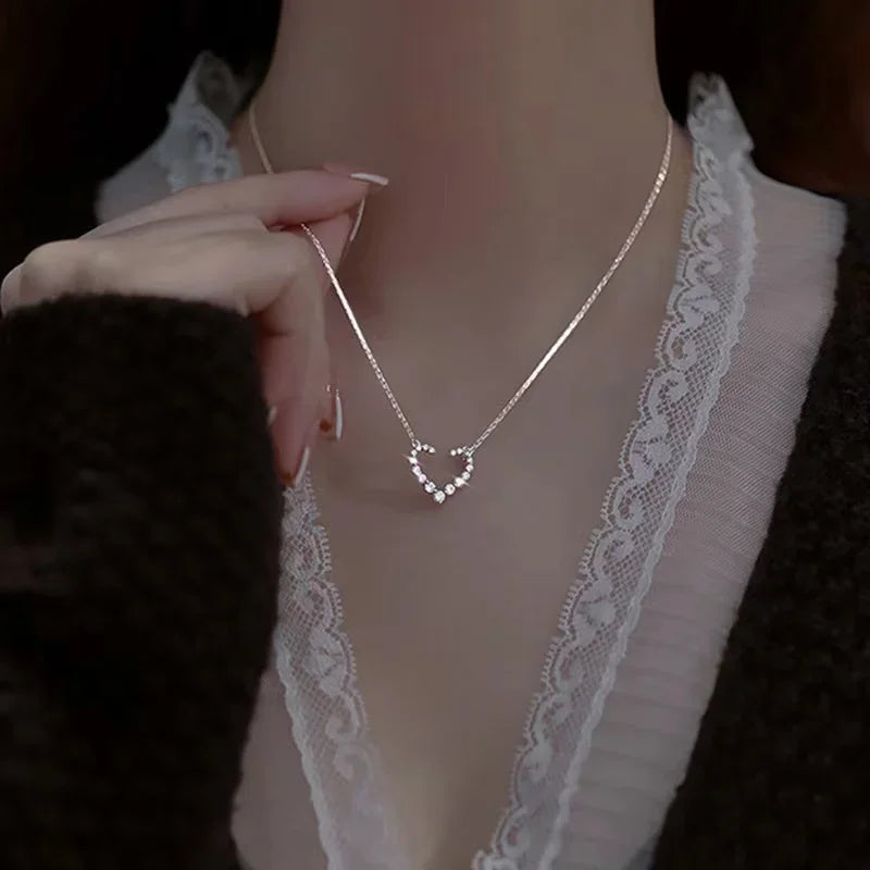 Stainless Steel Peach Pendant Necklace