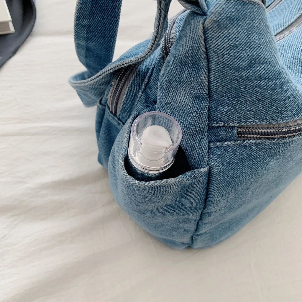 Y2K Aesthetic Washed Crossbody Purse