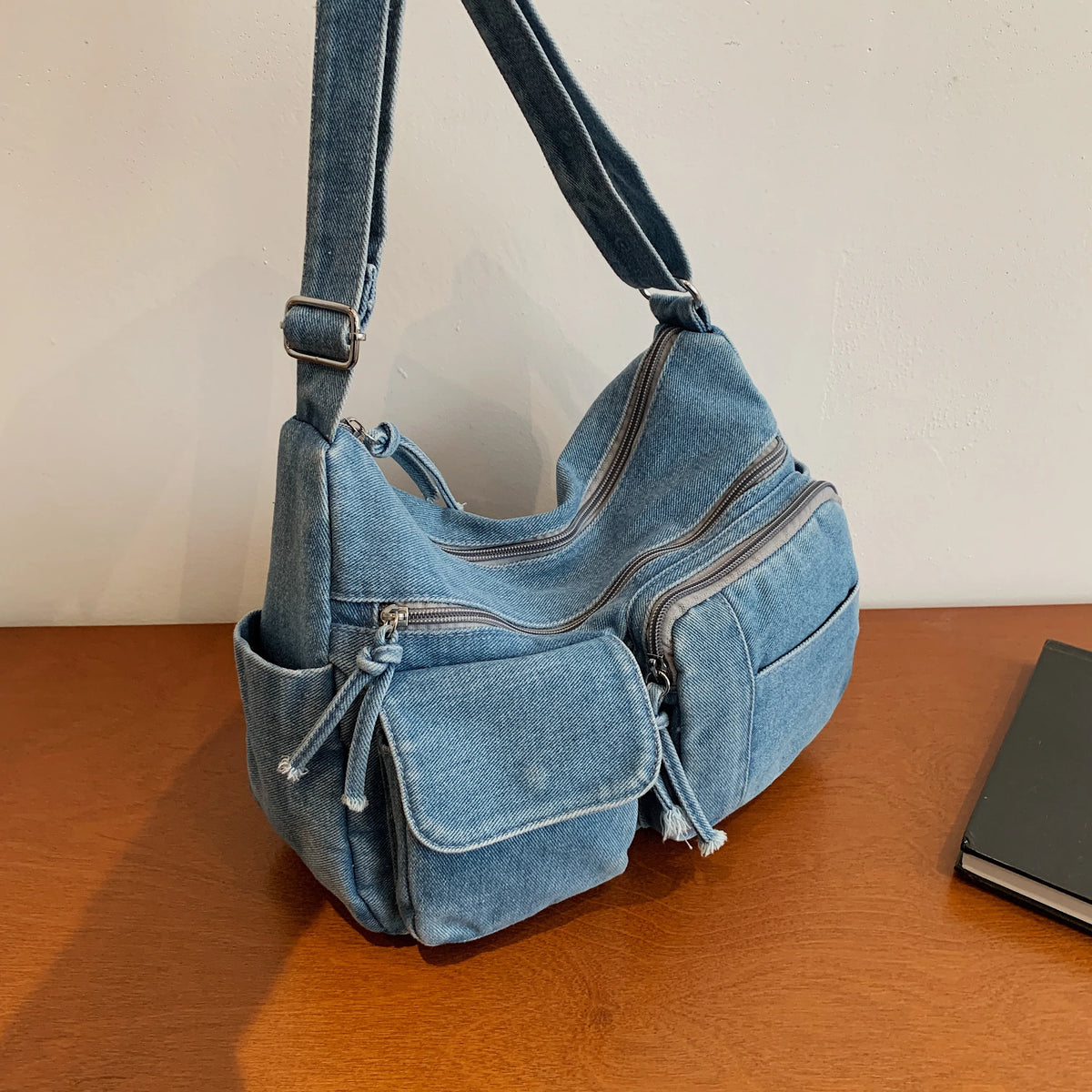 Y2K Aesthetic Washed Crossbody Purse