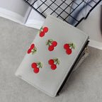 Vertical Buckle Cherry Wallet
