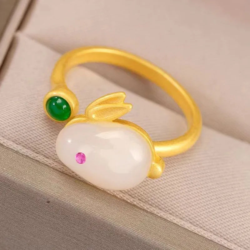 Charm Rabbit Animal Ring