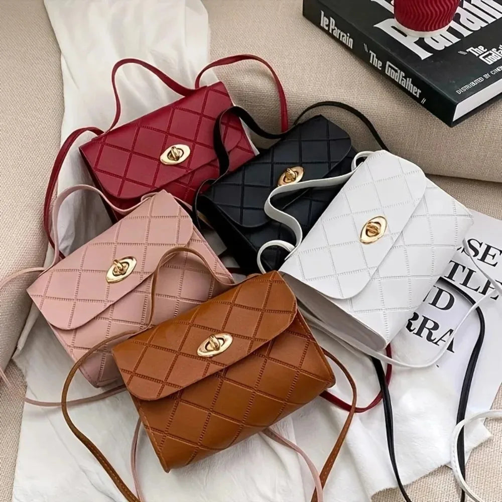 Mini Quilted Diamond Crossbody Purse