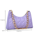 PU Underarm Tote Bag