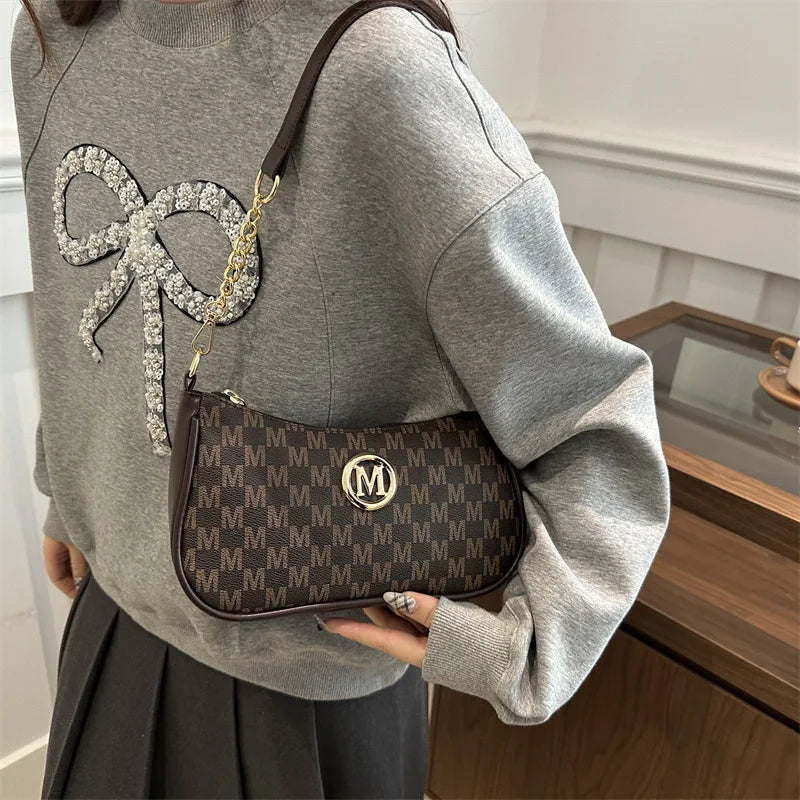 Vintage Letter Crossbody Bag