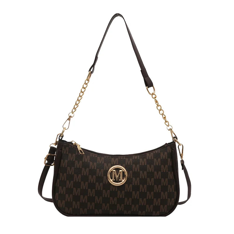 Vintage Letter Crossbody Bag