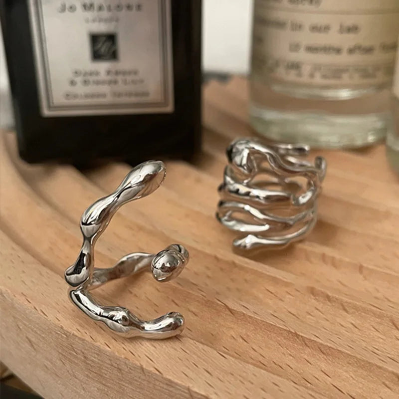 Silver Creative Love Ring