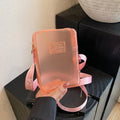 Transparent PVC Jelly Crossbody Bag