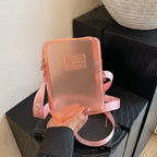 Transparent PVC Jelly Crossbody Bag