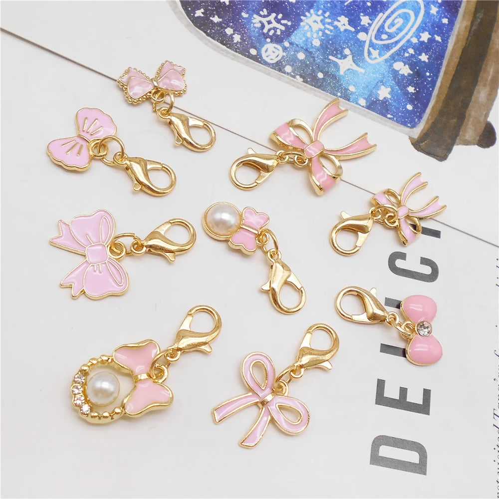 Handmade Alloy Bowknot Charm