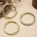 Fine Small Flower Bangle