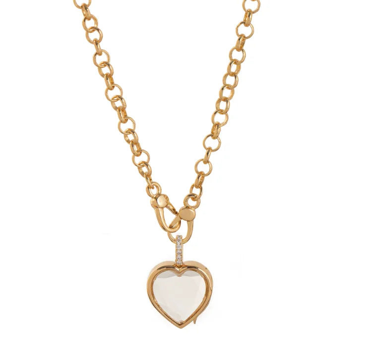 Open Ring Pendant Necklace
