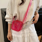 Transparent PVC Jelly Crossbody Bag