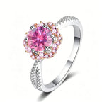 Sterling Silver Moissanite Ring