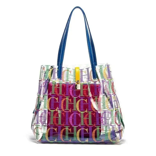 Clear PVC Jelly Tote Bag