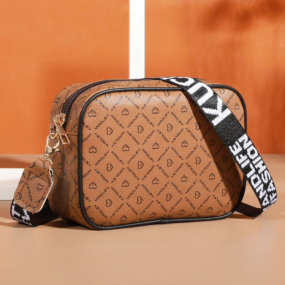 Plaid PU Mini Crossbody Bag