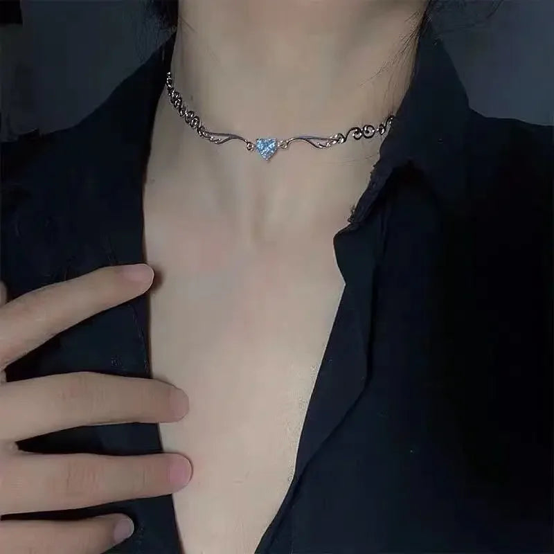 Stainless Steel Peach Pendant Necklace