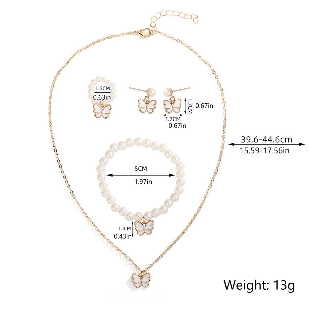 Butterfly Simulated Jewelry Set