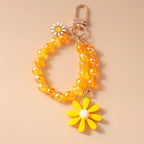 Handmade Beaded Bracelet Keychain