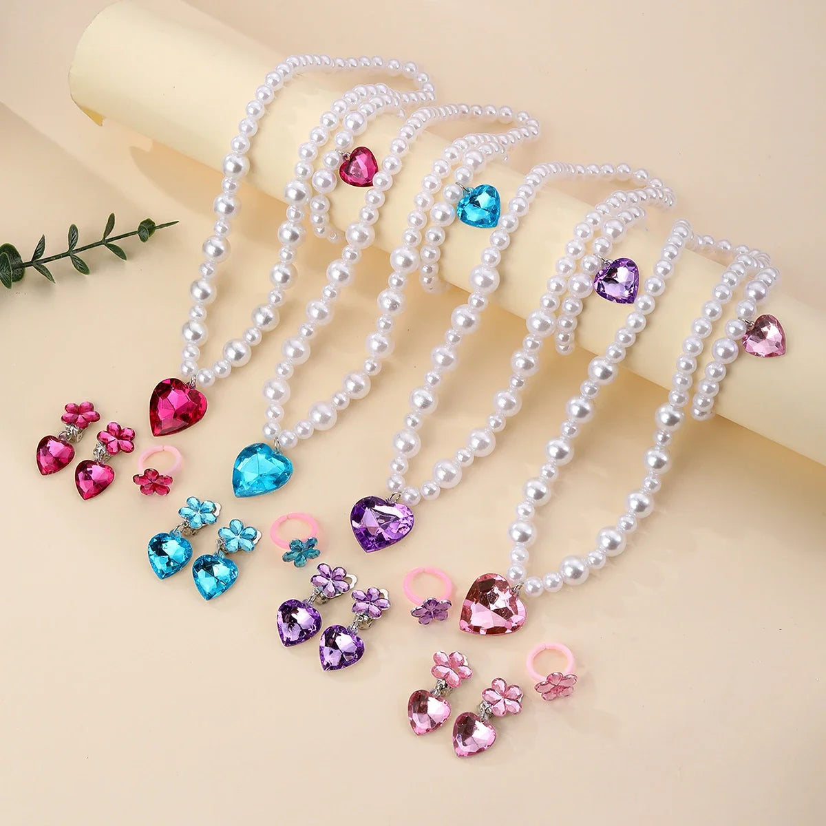 Imitation Pearl Jewelry Set