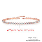 Dainty Oval Crystal Necklace