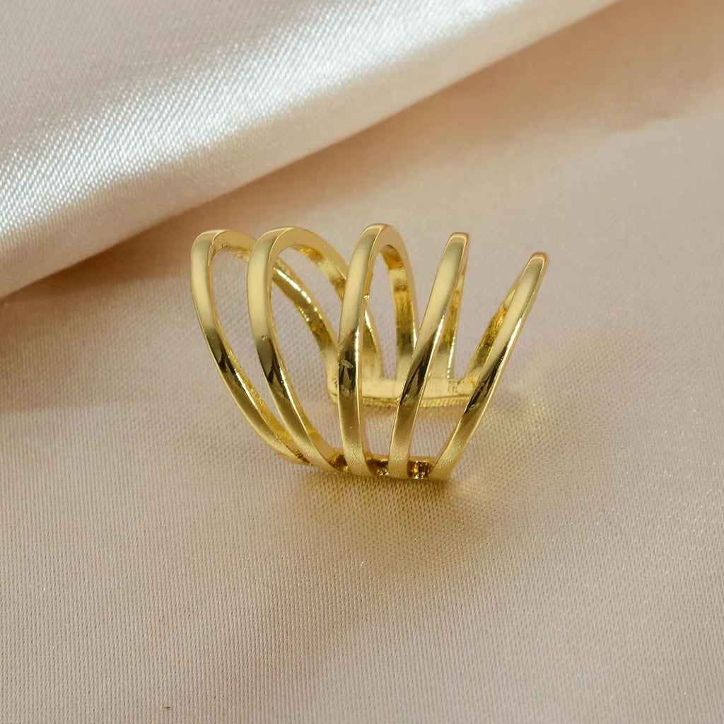 Zircon Clip On Earrings