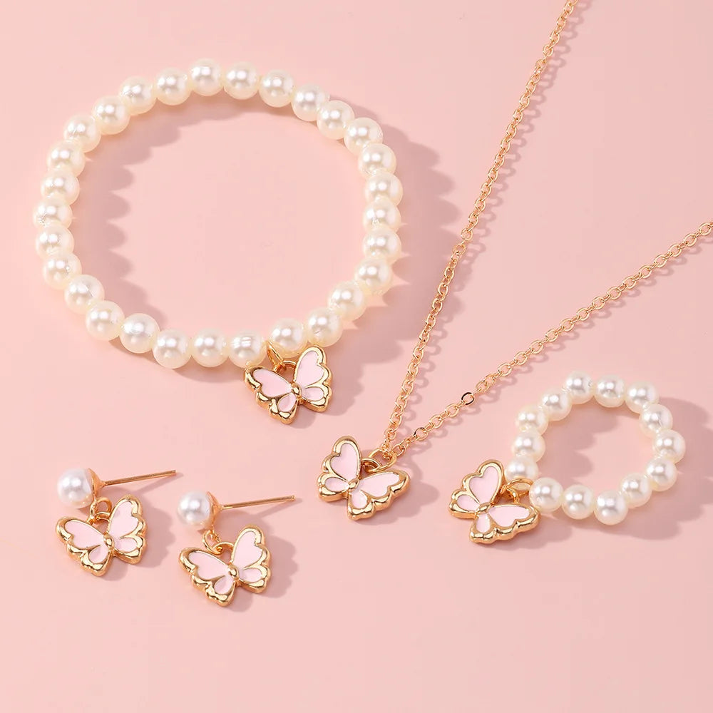 Butterfly Simulated Jewelry Set
