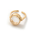 Open Ring Pendant Necklace