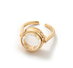 Open Ring Pendant Necklace