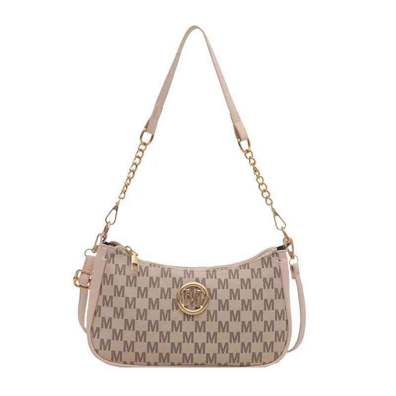 Vintage Letter Crossbody Bag