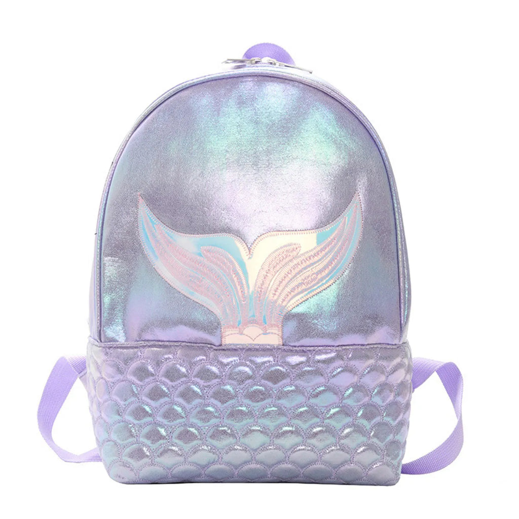 Iridescent Mermaid Tail Backpack